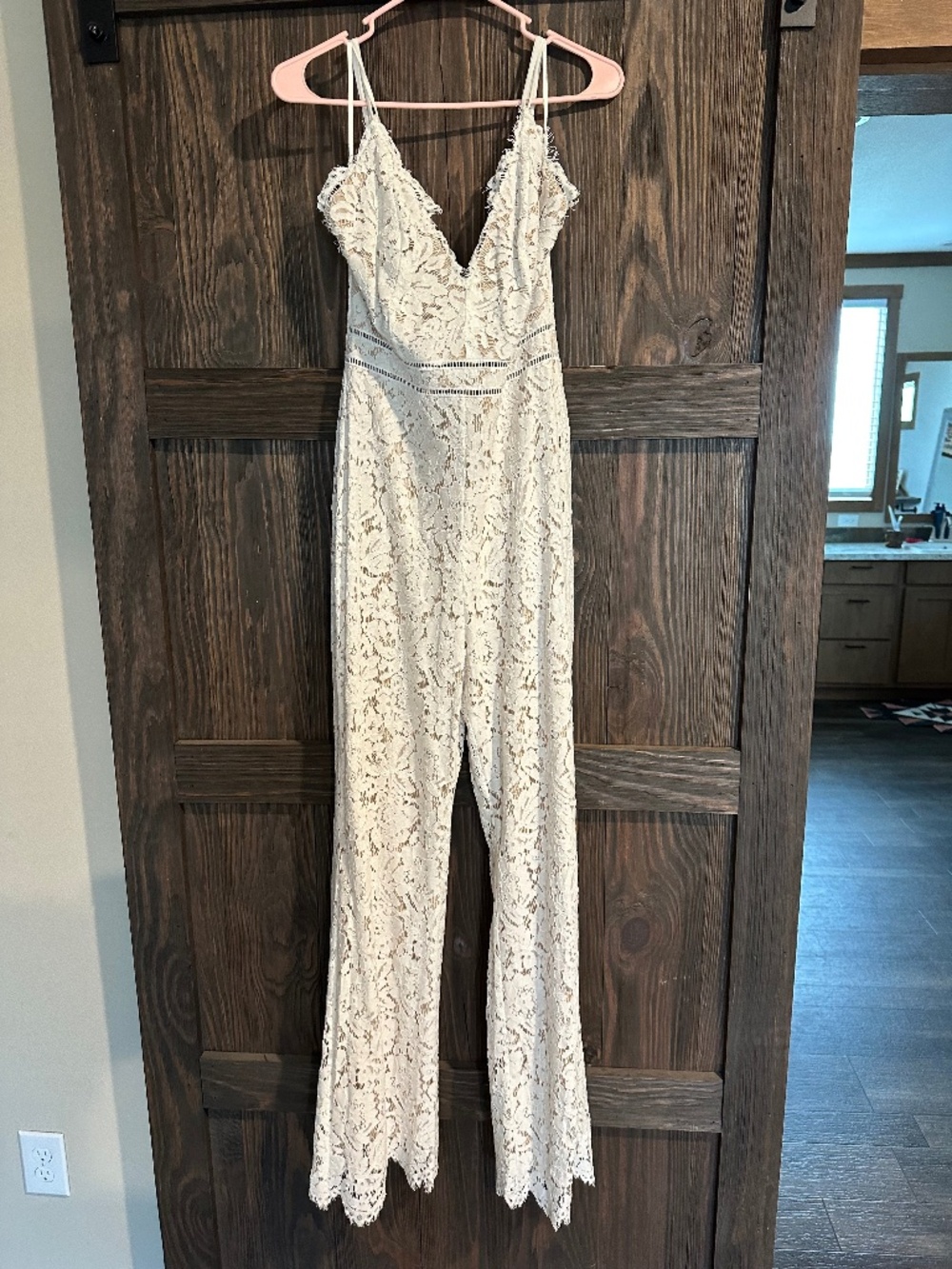 White Lace Jumpsuit